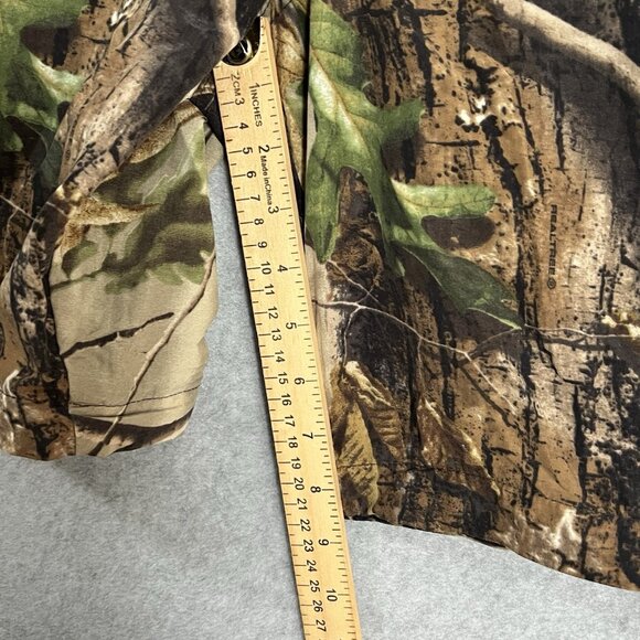 Vintage Red Head Realtree Hardwoods Camo Hunting Cargo Zip Off Shorts Size 2XL - Picture 7 of 13
